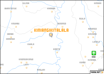 map of Kiniangi-Kitalala