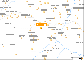 map of Kiniati