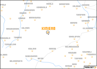 map of Kiniéma