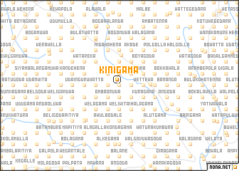 map of Kinigama