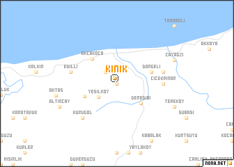 map of Kınık