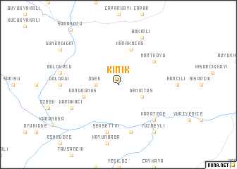 map of Kınık