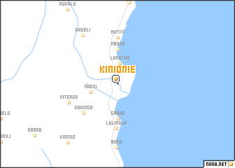 map of Kinionie