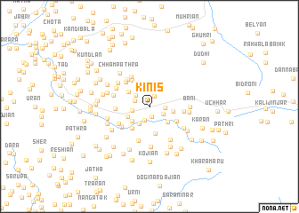 map of Kinis