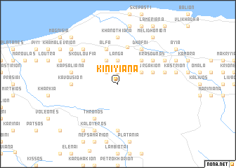 map of Kiniyianá