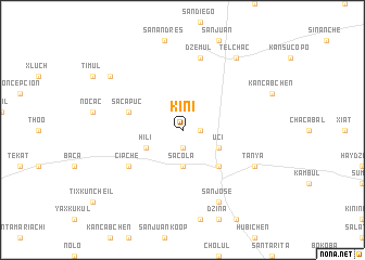 map of Kiní