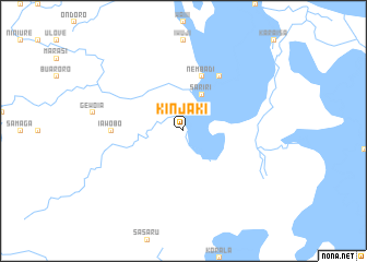 map of Kinjaki
