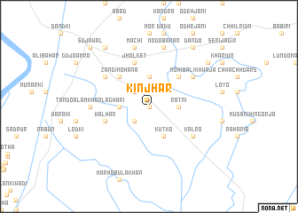 map of Kinjhar