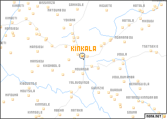 map of Kinkala