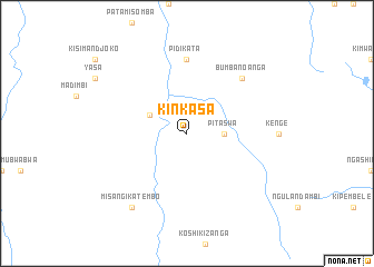 map of Kinkasa