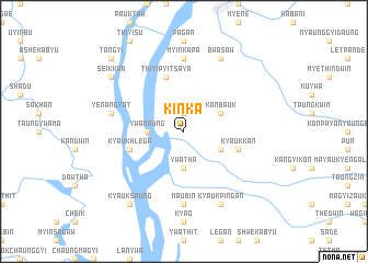 map of Kinka