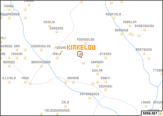 map of Kinkélou