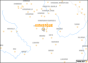 map of Kinkengue