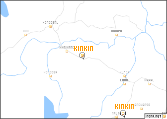 map of Kinkin