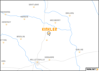 map of Kinkler