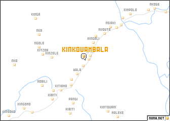 map of Kinkouambala