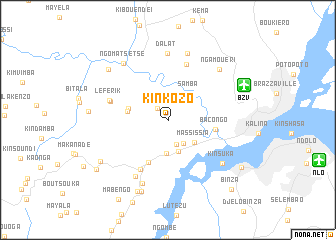 map of Kinkozo