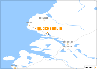 map of Kinlochbervie