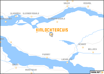 map of Kinlochteacuis