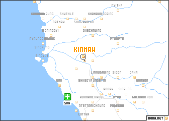 map of Kinmaw