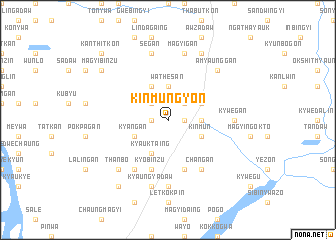 map of Kinmungyon