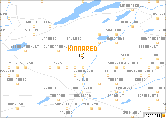 map of Kinnared