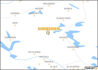 map of Kinnasniemi