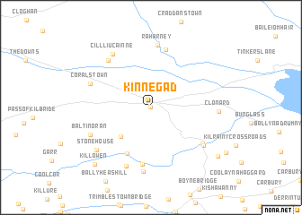 map of Kinnegad