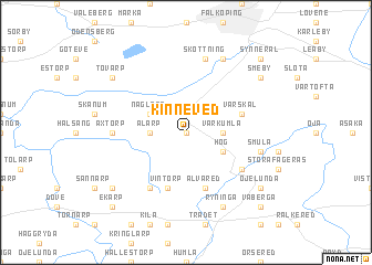 map of Kinneved