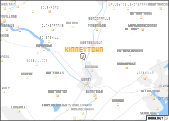 map of Kinneytown