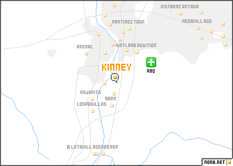 map of Kinney