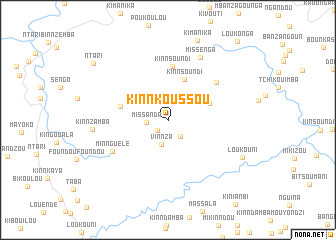 map of Kinnkoussou