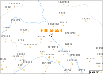 map of Kinnsassa