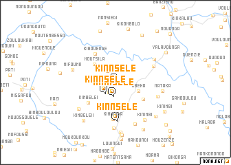map of Kinnsélé