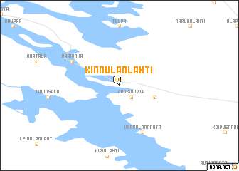 map of Kinnulanlahti