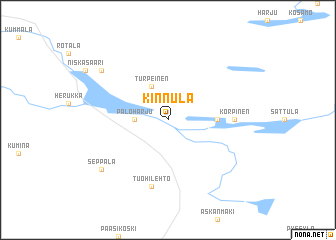 map of Kinnula