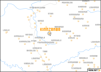 map of Kinnzamba