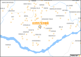 map of Kinnzémba