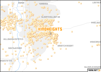 map of Kino Heights