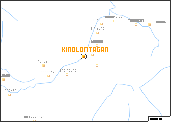 map of Kinolontagan