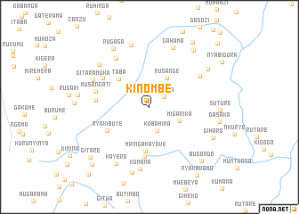 map of Kinombe