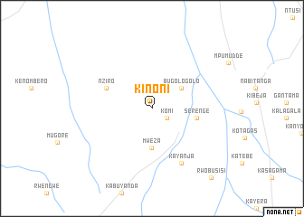 map of Kinoni