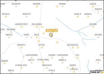 map of Kinoni