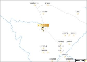 map of Kinono