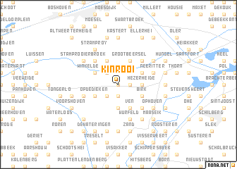 map of Kinrooi