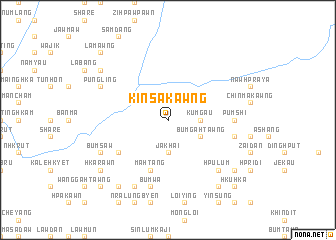 map of Kinsa Kawng