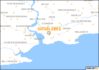 map of Kinsalebeg