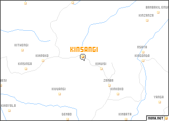 map of Kinsangi