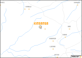 map of Kinsansa