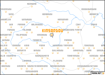 map of Kinsardou